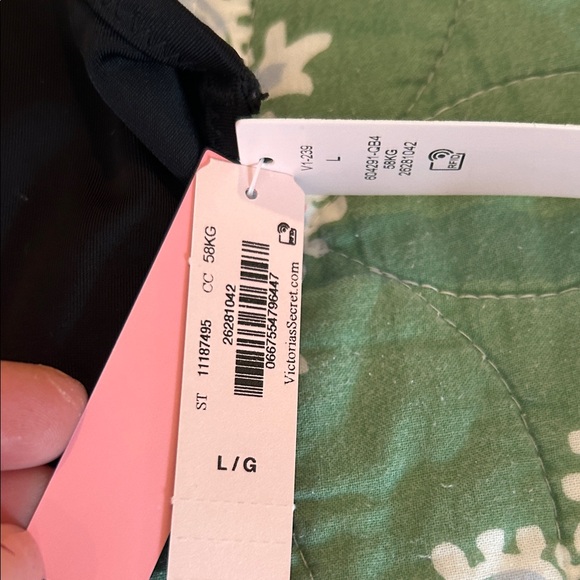 Victoria's Secret Black One Piece One Shoulder Cutout Swimsuit NWT - Picture 3 of 7